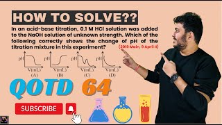 In an acidbase titration 01 M HCl solution thecurlychemist9953 jeepyq jeemains jeeadvanced [upl. by Gnehs]