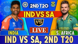 Live IND vs SA 2nd T20  India vs South Africa Live Match today  India vs South Africa Live [upl. by Anilocin169]