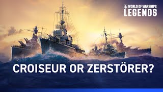 Cruiser or Destroyer  Early Access Ships Teaser  World of Warships Legends [upl. by Cicily]