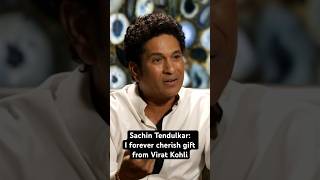 Cricket legend Sachin Tendulkar on gift from Virat Kohli cricket viratkohli sachintendulkar [upl. by Saref]