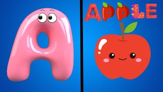 ABC Phonics Song  Learn A to F Sounds with Fun Words 🎶  Kids Learning Video [upl. by Annaiel]