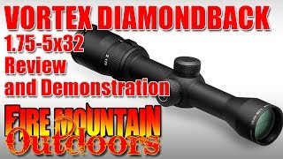 We Test and Review the Vortex Diamondback 1755x32 Rifle scope Model DBKM08P [upl. by Dunc]