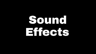 Sound effects 62 famous sound effects [upl. by Nednarb323]