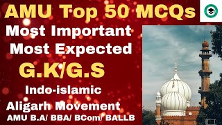 Aligarh Muslim UNIVERSITY BA Hons Entrance Exam 202425 Top gkgs  Reasoning Free Live Class [upl. by Aneelad]