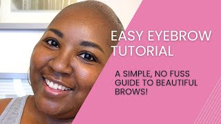 Easy Eyebrow Tutorial  Cancer With Cancer ♋️ 🎀 [upl. by Ahsiyn]