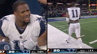 Micah Parsons LOSES His Mind amp Storms Off Field After Cowboys LOSE Game On Blocked Punt BLUNDER [upl. by Attinahs]