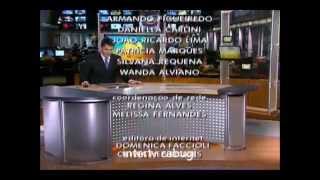 Jornal Hoje Parte 3 Final  Evaristo Costa 17072012 [upl. by Metzger888]