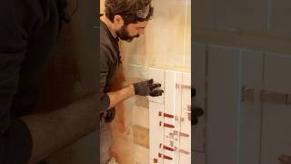 Mitered Shower Niche Tips  shorts homerepairtutor [upl. by Adnalram296]