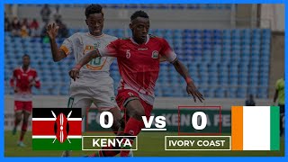 KENYA 00 IVORY COAST World Cup Qualifiers Full EXTENDED Highlights Kenya vs Ivory Coast [upl. by Ahmed]