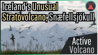 The Active Volcano in Iceland Snæfellsjökull [upl. by Feodor]