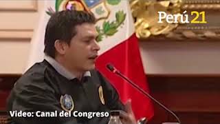 Mayor PNP Ordinola a Jorge del Castillo quot¿Se nota mi chaleco antibalas o me saco el poloquot [upl. by Yenruoc]