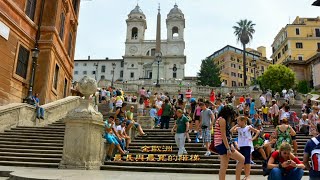 義大利羅馬沿歷史幹道民族街自由行踏遍旅行團未遊之古蹟II中英文字幕1998 Along Via Nazionale to famous spots not arranged for grouptour [upl. by Lliw47]