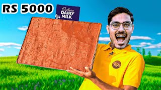 We Made Biggest Chocolate🍫  हमने बनाई ₹5000 की चॉकलेट [upl. by Synned]