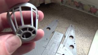 Fine Moulds 172 scale Millennium Falcon  Part 1 [upl. by Truelove]