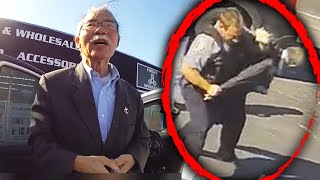 70YearOld Man Thrown to Ground During Traffic Stop Cops [upl. by Salvidor]