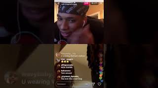 NLE Choppa Tells King Von ‘Fye Up The Tooka’ On Ig Live [upl. by Hocker]