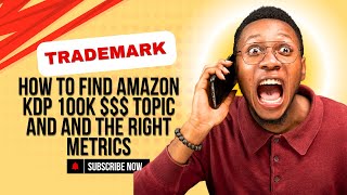 How to Find Amazon KDP 100k  Topic and And the Right Metrics [upl. by Jewett]