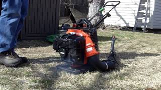 Starting The Echo PB 500T Backpack Blower [upl. by Zeiger]