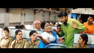 ನೀನ್ ಕಕ್ಕಸ್ ಮಾಡಿದ್ದುಕ್ಕೆ  Anatharu Kannada Movie Comedy Scene  Darshan  Radhika [upl. by Morry]