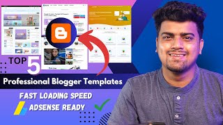 Top 5 Best Blogger Templates🔥 AdSense Friendly SEO Ready Fast Loading Premium Blogger Template [upl. by Assirrak]