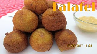 Falafel Recipeफलाफल बनाने की विधिHow to make chickpea falafelAradhanas Cooking Show [upl. by Ardnua301]