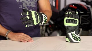 Alpinestars SPZ Drystar Gloves Review at RevZillacom [upl. by Ezirtaeb479]