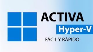 ✅ Cómo Activar Hyper V en Windows 11 y Crear Maquina Virtual [upl. by Noteloc607]