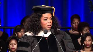 Oprah Winfrey Delivers Commencement Address to Class of 2012 [upl. by Pete]