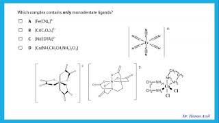 Transition Metals Q amp A  A2 Chemistry Edexcel  Dr Hanaa Assil [upl. by Kaitlyn355]