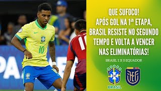 BRASIL PASSA SUFOCO E SAI DE CAMPO VAIADO PELA TORCIDA SELEÇÃO VOLTA A VENCER NAS ELIMINATÓRIAS [upl. by Etnoved]