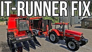 HOW TO FIX THE IT RUNNER  Unloading From Harvester  FS19 [upl. by Bick955]