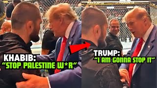 Khabib Nurmagomedov Tells Donald Trump To Stop The Wr In Palestine FULL CONVERSATION [upl. by Hertberg919]