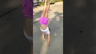 Longest Childrens Handstand Walk [upl. by Ecirtael680]