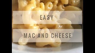 Easy Stovetop Macaroni and Cheese  Weeknight dinner [upl. by Llerdnek]