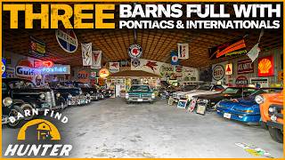 A Pontiac from EVERY decade amp RARE International Trucks tucked away in barns  Barn Find Hunter [upl. by Christianity]