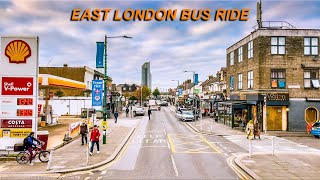 London Bus EL1  Barking Riverside Station To Ilford Hill  An East London Bus Ride [upl. by Shererd]