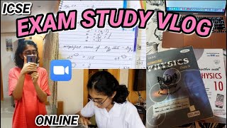 Online School Exam Vlog India  ICSE Study Vlog 2021 during Lockdown  Reacting to 10th Grade Vlogs [upl. by Svoboda]