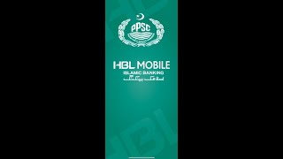 PPSC Fee Payment Using HBL Mobile Application [upl. by Debee]