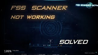 Elite Dangerous FSS Scanner not working SOLVED [upl. by Anyal978]