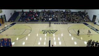 TriWest Hendricks High School vs Roncalli High School Womens Varsity Volleyball [upl. by Horatius]