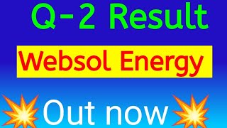 websol Energy share Q2 Result today websol Energy share Q2 Result 2025 [upl. by Notlew]