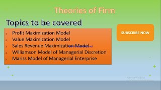 Managerial Economics Revision Part 1 [upl. by Niamjneb363]