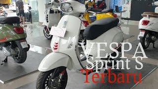 VESPA SPRINT S 150 iget Terbaru 2022 Warna PUTIH  White INNOCENZA [upl. by Nyladnarb755]