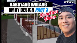 BABOYANG WALANG AMOY BUILDING DESIGN 4 X 15 METERS • REACTION VIDEO [upl. by Oralee780]