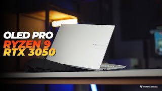 ASUS VIVOBOOK PRO 15 OLED M3500QC  TURUN HARGAA CUMA 13 JUTAAN DAPET OLED RYZEN 9 RTX STUDIO [upl. by Emsmus926]