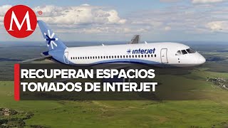 Liberan mostradores de Interjet de AICM Marina desaloja a huelguistas [upl. by Natelson]