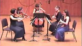 Mozart Clarinet Quintet 4th mvt [upl. by Leffert]