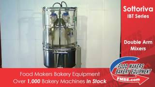 Sottoriva  Double Arm Mixer  Food Makers Bakery Equip [upl. by Silrac]