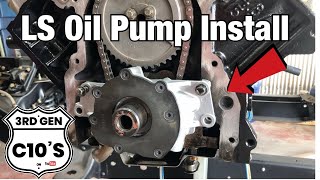 LS Melling Oil Pump Install [upl. by Leacim]