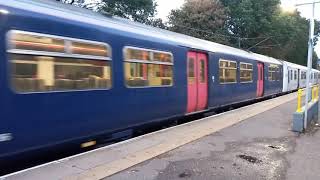 2x Class 321s depart Braintree Freeport [upl. by Suoirrad]